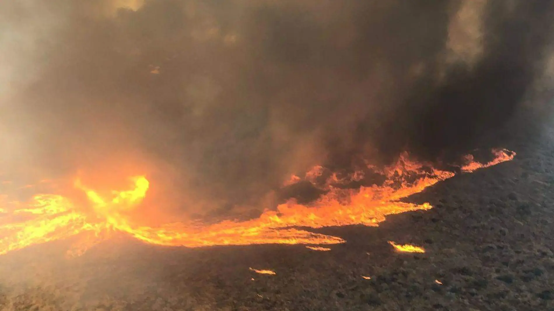 Video tornado de fuego sorprende a bomberos de Los Ángeles, California